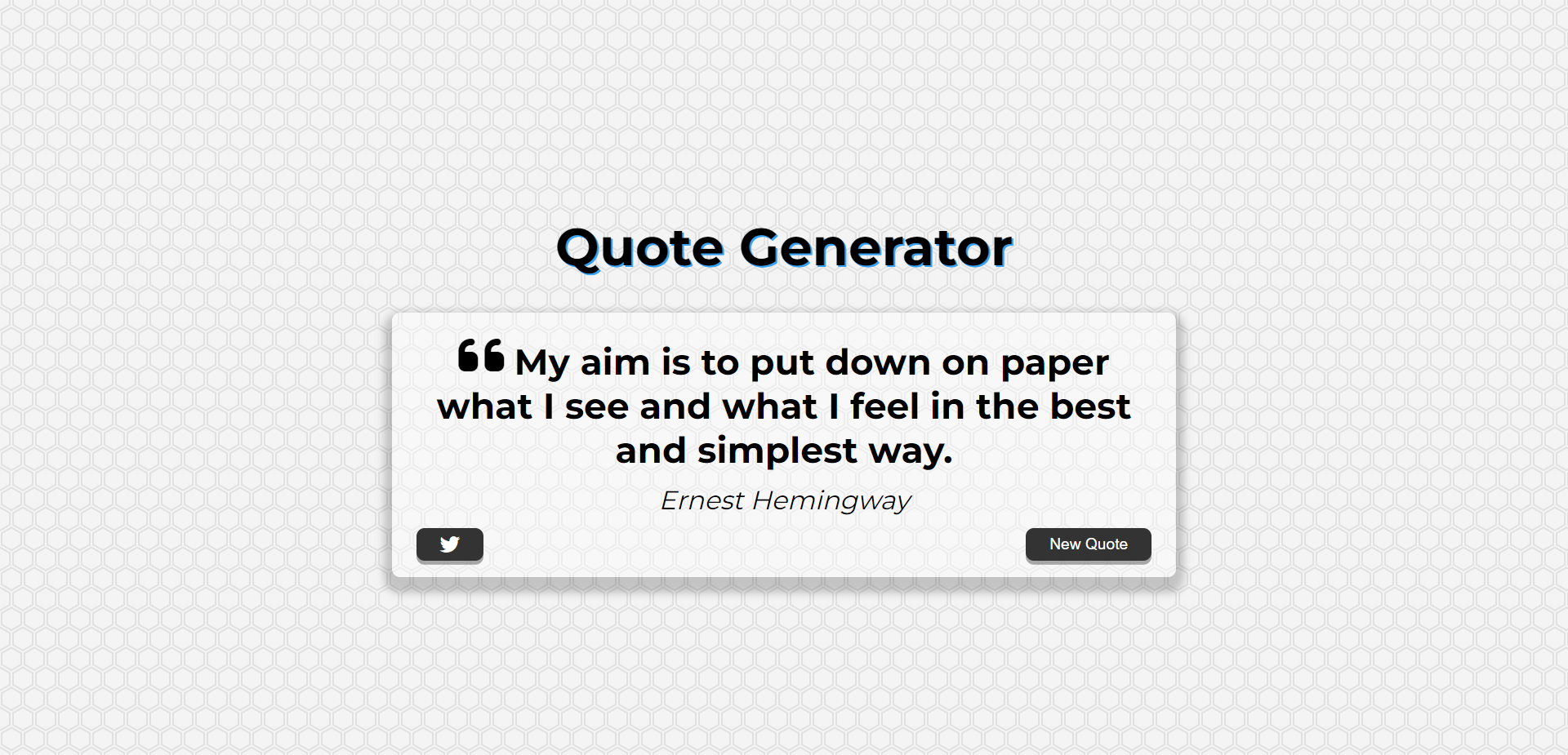Quote Generator