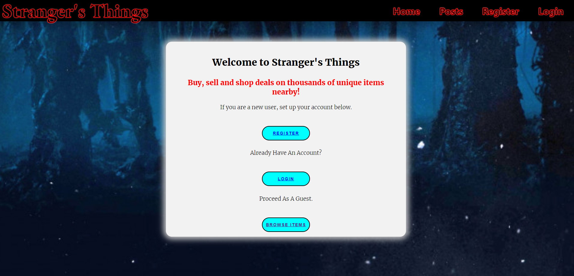Stranger's Things